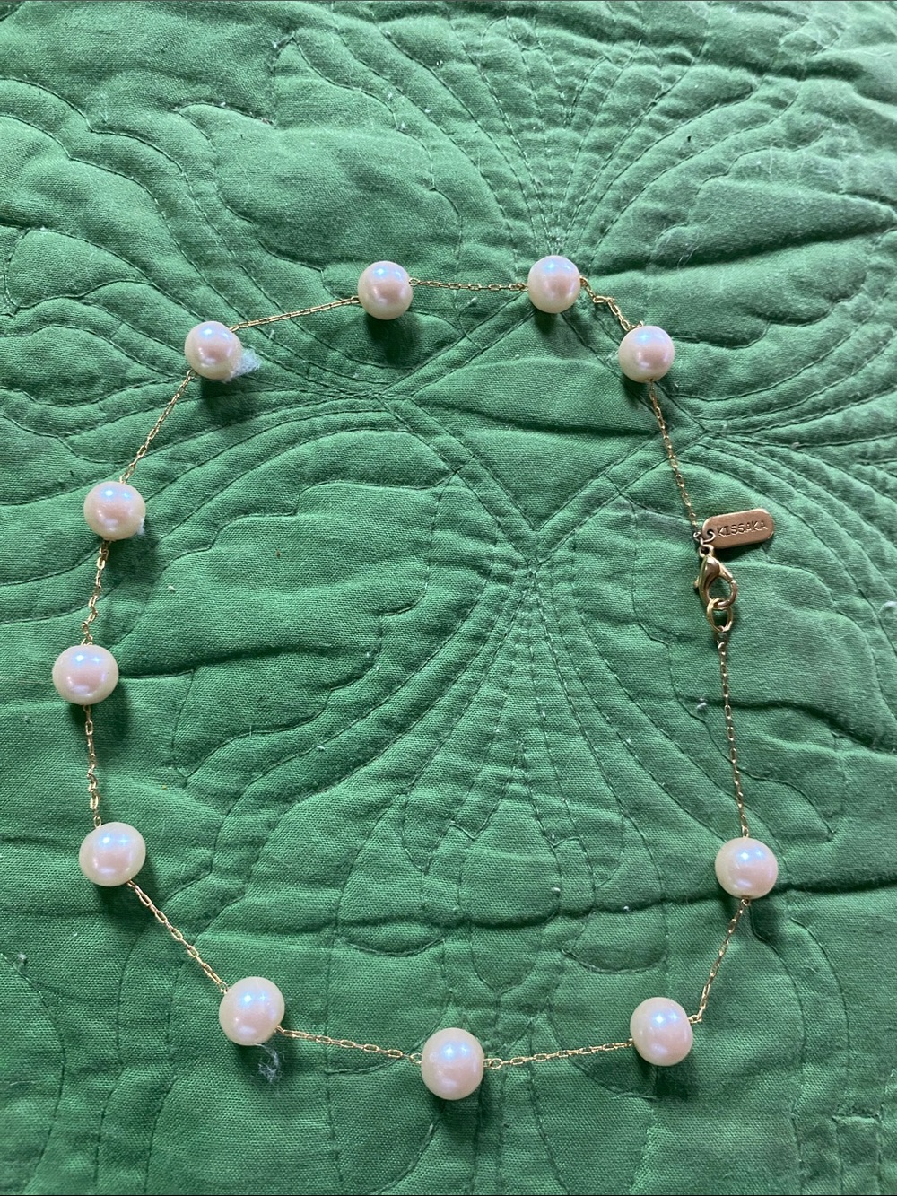 Kissaka 11 pearl necklace